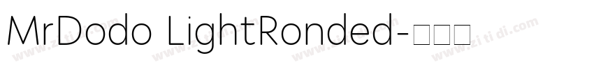 MrDodo LightRonded字体转换